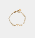 CD Pearl Bracelet 18k Gold