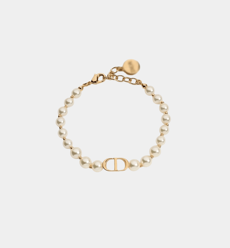 CD Pearl Bracelet 18k Gold