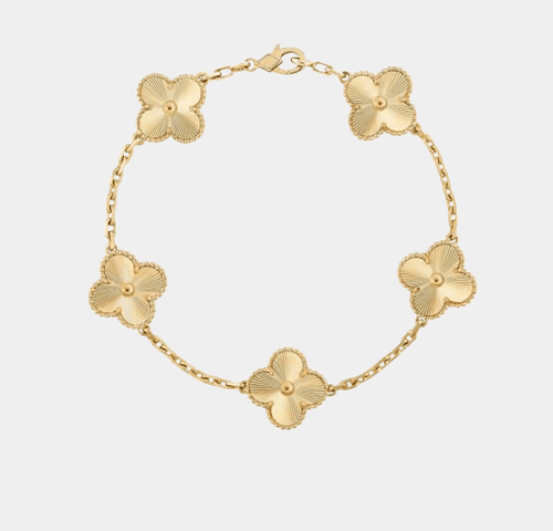 Clover Bracelet Full Gold 18k Gold