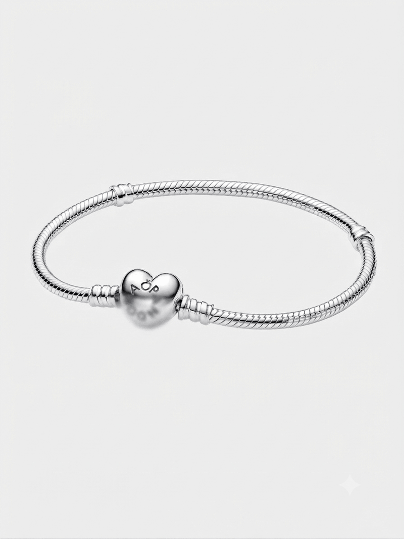 Pan Charm Bracelet in Silver