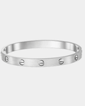 Screw Bangle Love Bracelet In Silver