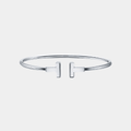 T Wire Bracelet Premium Silver Bangle