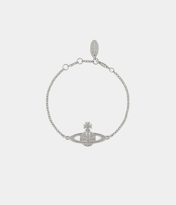 Vivienne Planet Charm Bracelet in Silver & Diamonds